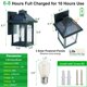 thumbnail image 2 of Farol solar de pared Kuniwa, paquete de 2 unidades, sensor de movimiento, impermeables, 2 of 8