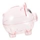 thumbnail image 5 of Hucha infantil con forma de cerdito, ideal para escritorio. Ahorra dinero con facilidad. Hucha transparente e irrompible., 5 of 7
