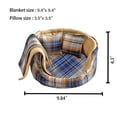 thumbnail image 2 of Small Animal Bed Sleeping Cushion Nest Bedding Mats for Hedgehog, Guinea Pig, Ferret, Squirrel, Cage Accessories ( Brown ), 2 of 10
