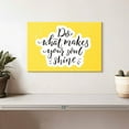 thumbnail image 2 of Elephant Stock Do What Makes Your Soul Shine Wall Art - Horizontal Canvas Wall Art - Living Room Wall Decor - Inspirational And Typography Canvas - Yellow And Black Decor - 12" x 8", 2 of 8