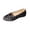 Black, variant on Women's Polka Dot Ballet Flats Elegant Round Toe Slip-on Shoes Retro Dress Pumps for Party Daily Wear