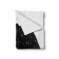thumbnail image 2 of Adventure Soft Flannel Fleece Throw Blanket, Explore Lettering Wild Forest Hand Drawn Simple Mountains Nature Theme, Cozy Plush for Indoor and Outdoor Use, 70" x 90", Black White, by Ambesonne, 2 of 6