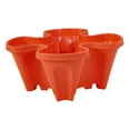 thumbnail image 1 of DOLITY Jardinière Verticale Pot de Fleurs pour Légumes Jardin pour Poivrons Rouge, 1 of 8