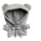thumbnail image 3 of Ropa para muñecas de peluche, sudaderas para muñecas, disfraces, disfraces para muñecas con capucha. gris, 3 of 9