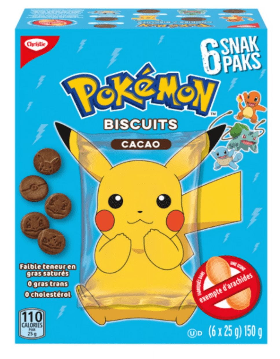 Christie Pokemon Cocoa Snack Packs 150g - Walmart.com
