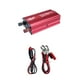 thumbnail image 1 of Inversor de corriente para coche de onda sinusoidal pura de 300 W, adaptador de CA de 12 V a 110 V con puertos USB de 2 A | Diseño compacto de aleación de aluminio | Incluye pinzas de batería |, 1 of 5