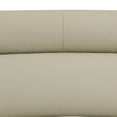 thumbnail image 3 of Bailu Luxurious Comfort Top Grain Leather and PVC Living Room Lounge Sofa Three Piece Set Beige, 3 of 7