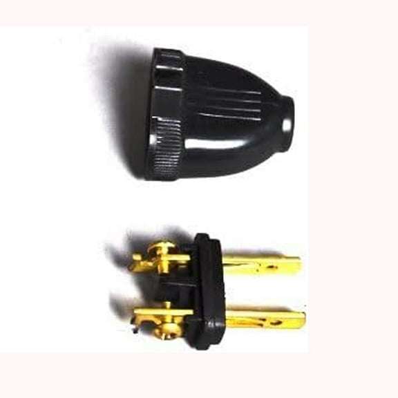 Replacement Part for Fit All Residential Vacuum Cleaner Male Grip Black Plug # 32-5604-61