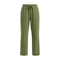 thumbnail image 4 of Sweatpants Women Baggy Lounge Pants with Pockets Workout Gym Active High Waisted Comfy Joggers for Women Fall Clothes 2026(Army Green,XL), 4 of 5