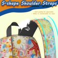 thumbnail image 5 of Pioneer Flower Floral Print Pattern 17" School Backpacks for Teens,Waterproof Oxford Fabric,S-Shape Padded Straps for School,Travel,Hiking,Camping, 5 of 6
