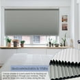 thumbnail image 6 of Keego Cordless Cellular Shades Window Blinds Size and Color Customizable Slate Grey Blackout Fabric White Case 42"w x 56"h, 6 of 9