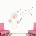 thumbnail image 4 of Back Splash Stick On Tiles For Kitchen Dandelion Wall Decals Flowers Wall Stickers Removable Colorful Dandelions Wallpaper Peel And Stick Art Mural For Classroom Kids Bedroom Bathroom Nursery, 4 of 5