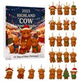 thumbnail image 1 of Highland Cow Advent Calendar 2025, Highland Cow Christmas Decoration, 24-Day Surprise Christmas Advent Countdown, For Christmas Tree Home Decoration, 1 of 4