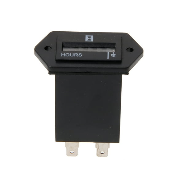 ROCKROK DC10V-80V Portable Engine Gauge Hour Meter for Motorcycle Boat Engines Counter
