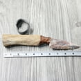 thumbnail image 3 of Hair-on Deer Bone Handle Stone Blade Ornamental Knife #4354    Mountain Man Knife, 3 of 5