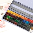 thumbnail image 4 of Miangastore Empty Watercolor Box Black 1Set Rectangular 8.7X2.9X0.9In, 4 of 9