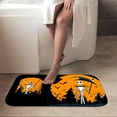 thumbnail image 4 of 1pc Jack Skellington Absorbent Non-Slip Bathroom Thickened Flannel Rug Decor,Soft,Quick Drying,Suitable For Indoor/outdoor Use,Bathrooms,Bedrooms,Kitchens,Terrace,Laundry Rooms,16"x24", 4 of 9
