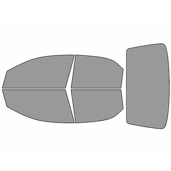 Rvinyl Window Tint Kit Compatible with Chevrolet Aveo 2004-2008 (Sedan) - Complete Precut Kit - 50%