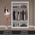 thumbnail image 5 of Ropero Closet Madesa Milano 2 Puertas 2 Espejos BB, 5 of 5