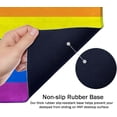 thumbnail image 6 of Extended Gaming Mouse Pad (35.4x15.7 in), Large Non-Slip Rubber Base Mousepad with Stitched Edges, Waterproof Keyboard Mouse Mat Desk Pad for Work, Game, Office, Home - LGBT Colored Flag of Gay, 6 of 6