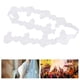 thumbnail image 4 of Encaje Decorativo, Alto Brillo, 1 Uds., Tela De Encaje De Apariencia Exquisita, Cinta De Encaje Para Pared Para Caja De Regalo Para Clip Art Para Ropa EOTVIA Blanco, 4 of 8