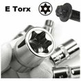 thumbnail image 4 of Desiderio 14pcs E4-E24 E-Torx Hex Female Torx Socket Set, 4 of 5