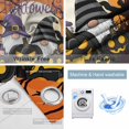 thumbnail image 2 of Fsddascl Halloween Blackout Curtains for Bedroom/Living Room, Thermal Insulated Kitchen Curtains, Gnomes Black Pumpkin Orange Purple Fall Grommet Darkening Window Treatment Drapes 42"x84"x2, 2 of 6