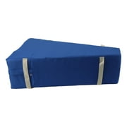 Foam Body Positioning Pillow Alignment Support Wedge Positioner with Tie Bedroom Aids Accessories Blue