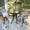 Light Gray, variant on POTEBAN 3-piece Outdoor Swivel Bar Stool Set,2 Patio Metal High Back And Armrest Bar chairs With Bar Table for Backyard,Lawn Garden,Balcony,Pool
