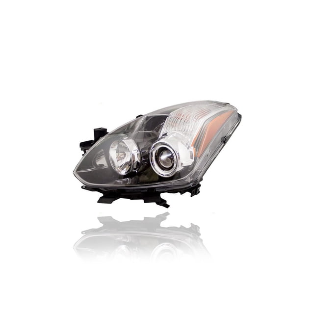 Headlight Assembly - Compatible/Replacement for '10-13 Nissan Altima Coupe-S-Only - Halogen - Left Hand - Driver - 26060ZX10B CAPA