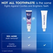 Crest Toothpaste, 3DWhite Advanced Whitening Toothpaste, Radiant Mint Flavor, 3.3 oz, 4 Pack