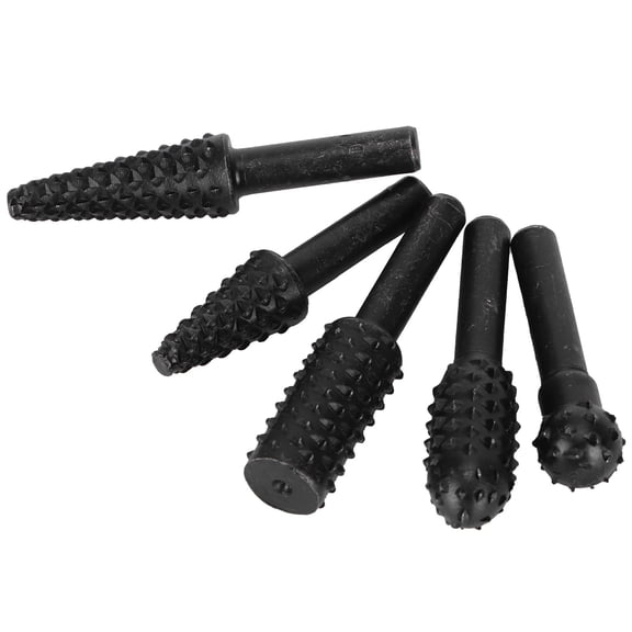 Heavy Duty Wood Rasp Set, 6.3mm Shank, Ideal for DIY, Carving,  Smoothing, Durable #45 Steel