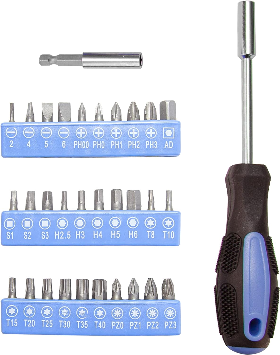 126-Piece Home Tool Set Kit, Basic Household Hand Tools with Storage Case, Blue