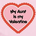 thumbnail image 2 of CafePress - My Aunt Is My Valentine Baby Creeper - Baby Light Bodysuit, Size Newborn - 24 Months, 2 of 4