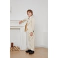 thumbnail image 3 of 4 Piece Suit for Boy Slim Fit Suits Formal Wedding Suit Prom Dress Suits for Boy, 3 of 7