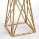 thumbnail image 5 of Candelabro de hierro, candelabros, decoración, adorno, centro de mesa, dorado 145 cm x 6 cm x 6 cm, 5 of 8