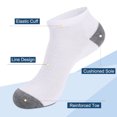 thumbnail image 2 of EALLCO 10 Pack Men's Breathable Low Cut Socks Ankle No Show Work Socks, 2 of 7