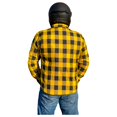 thumbnail image 2 of Fast Mask Yellow Plaid Kevlar Lined Armoured Flannel Shirts, 2 of 7