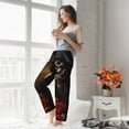 thumbnail image 5 of Salouo Elegant Rose Skull Print Women's Pajama Pants Casual Loose Sweatpants PJs Flowy Pants Drawstring Palazzo for Women Wide Leg Pants Lounge Pajama -Medium, 5 of 8