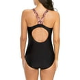 thumbnail image 4 of Charmo Women's One Piece Athletic Racerback Swimsuit Slimming Bathing Suit, 4 of 7