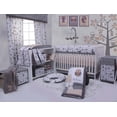 thumbnail image 4 of Bacati - Owls Grey/Beige Neutral Cotton Hamper, 4 of 7