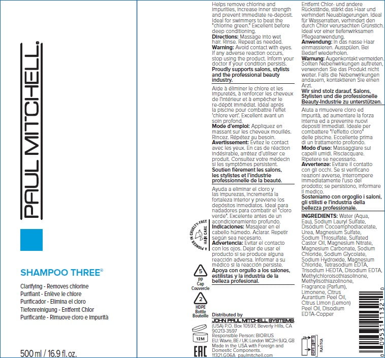 Paul Mitchell Shampoo Three, 16.9 oz.