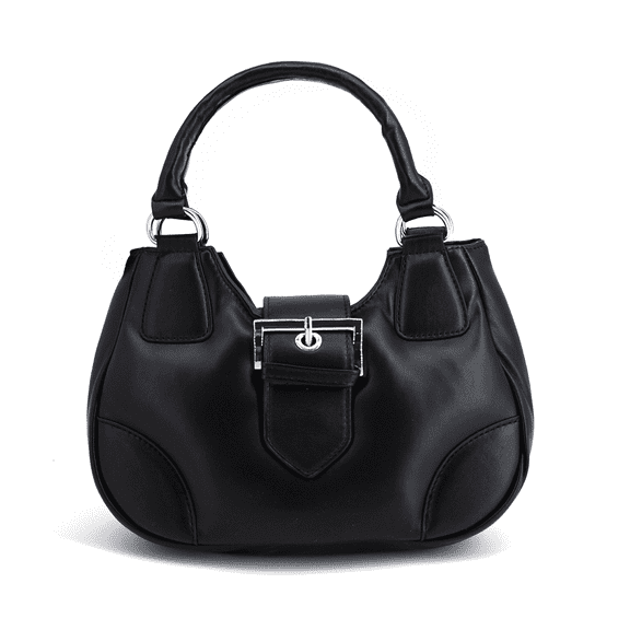 Like Dreams Women's Vegan Leather Adjustable Detachable Crossbody Bag, Black