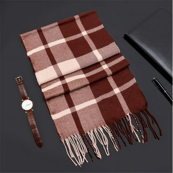 Bufanda de hombre de imitación de cachemira, bufanda de ocio juvenil, bufanda de regalo