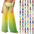 thumbnail image 1 of Pincandy Women's Cover Up Pants Sheer Sarong Coverups Summer Boho Beach Pant Elastic Waist Palazzo Cover Up Pants, 1 of 7