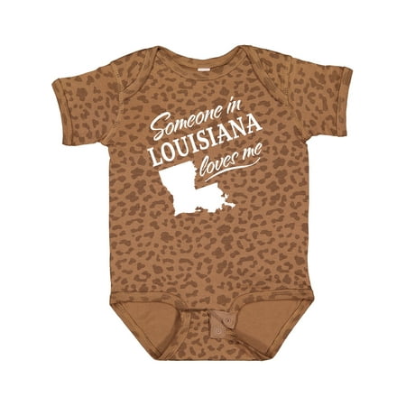 

Inktastic Someone in Louisiana Loves Me Gift Baby Boy or Baby Girl Bodysuit