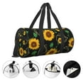 thumbnail image 5 of Haiem Sunflowers3 Pattern Gym Bag for Women Men, Waterproof Travel Duffel Bags, Personal Item Travel Bag Weekender Bag with Shoes Compartment & Wet Pocket, 5 of 8