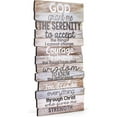 thumbnail image 2 of Lighthouse Christian Products 19657X Wall Decor Stacked Wood Serenity, Medium, 2 of 6