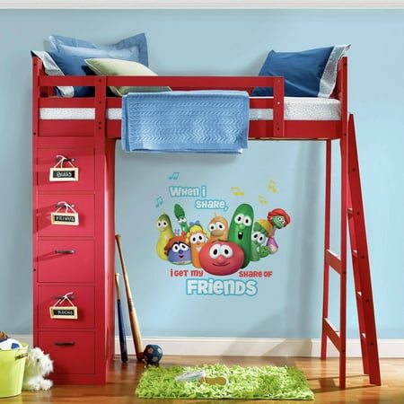 Veggie Tales Peel and Stick Giant Wall Decals