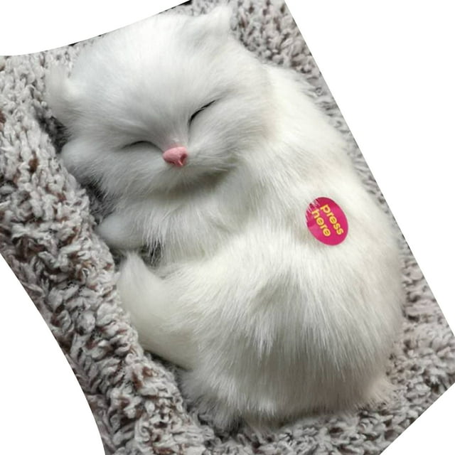 Flmtop Display Mold Sleeping Cat Design Purifying Air Plastic Cartoon Simulation Animal Model for Car
